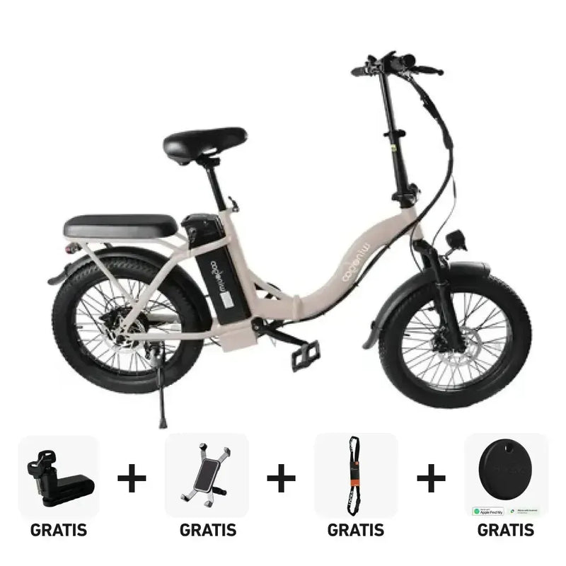 SUPER Deal | Windgoo E20 - Creme - fatbikeskopen.nl