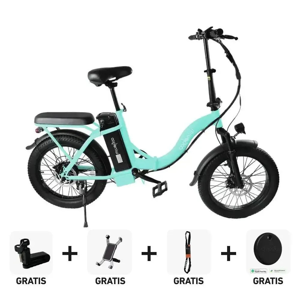 SUPER Deal | Windgoo E20 - Lichtblauw - fatbikeskopen.nl