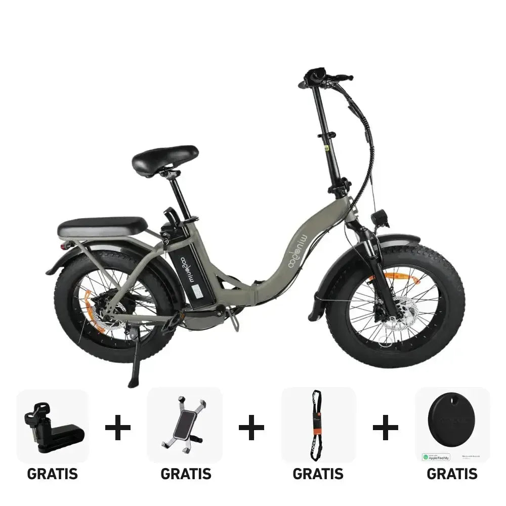 SUPER Deal | Windgoo E20 Pro - Donkerbruin - fatbikeskopen.nl
