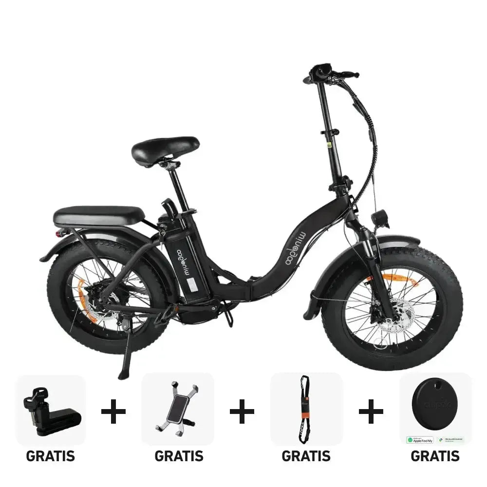 SUPER Deal | Windgoo E20 Pro - Zwart - fatbikeskopen.nl