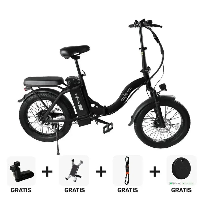 SUPER Deal | Windgoo E20 - Zwart - fatbikeskopen.nl