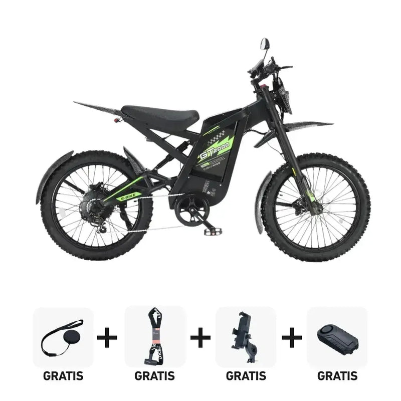 Super Deal! | GT-2000 - Groen - fatbikeskopen.nl