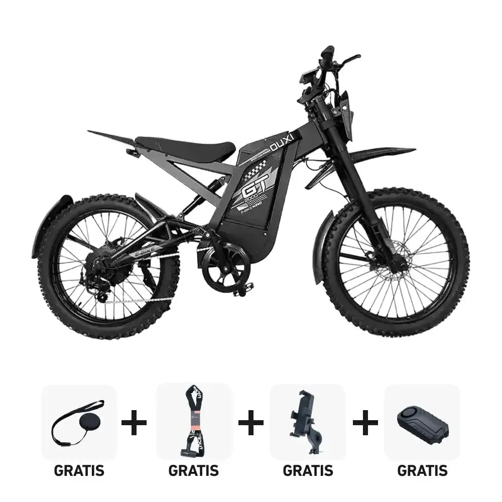Super Deal! | GT-2000 - Zwart - fatbikeskopen.nl
