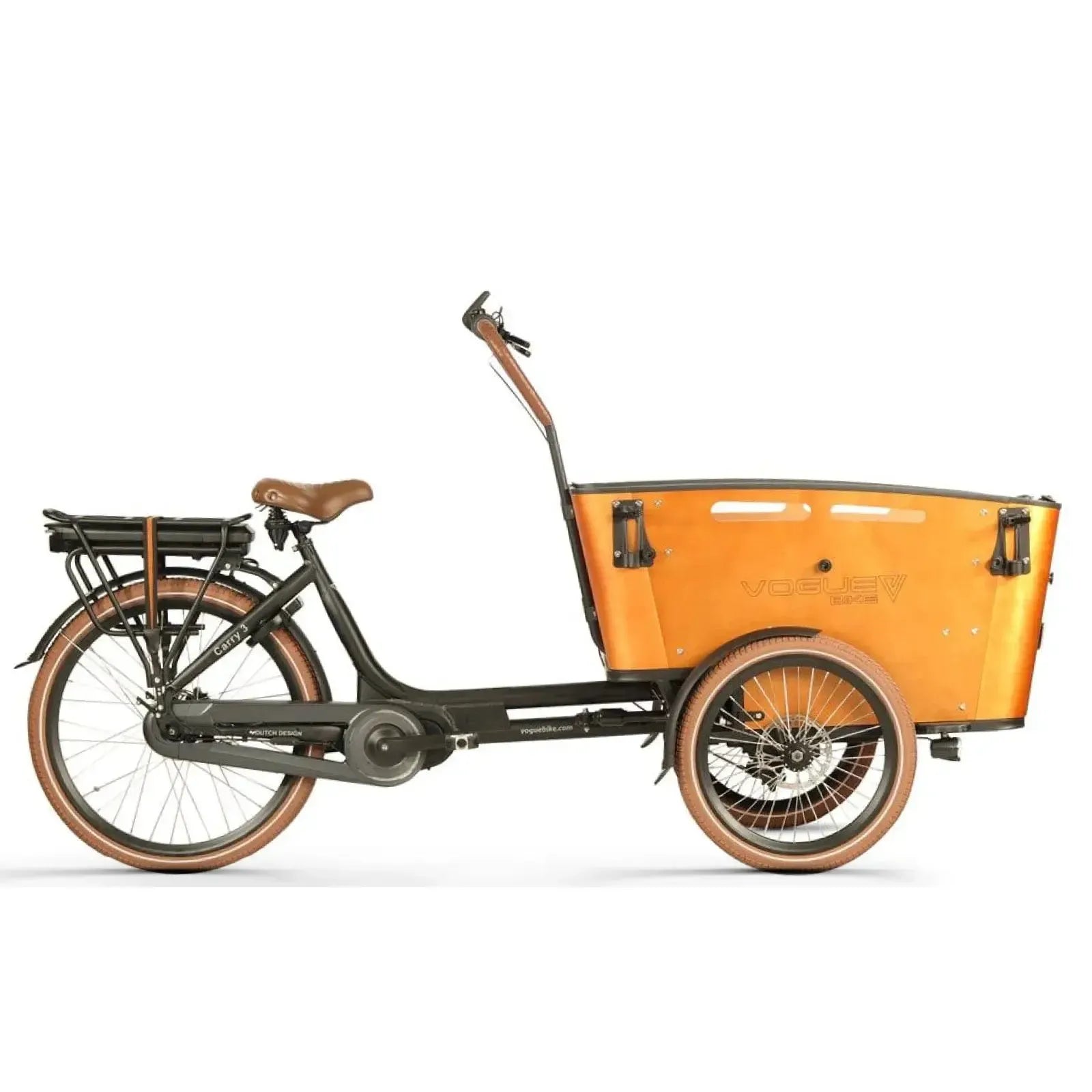 Vogue Carry 3 Bafang Max - Brown - fatbikeskopen.nl