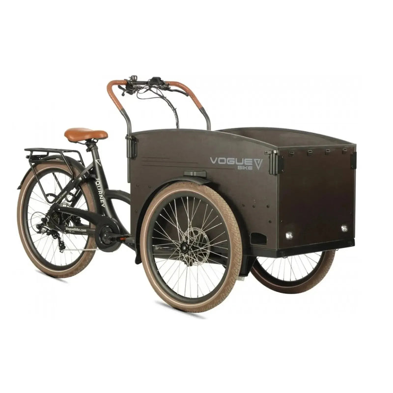 Vogue Journey Plus - Matt Black - Brown - fatbikeskopen.nl