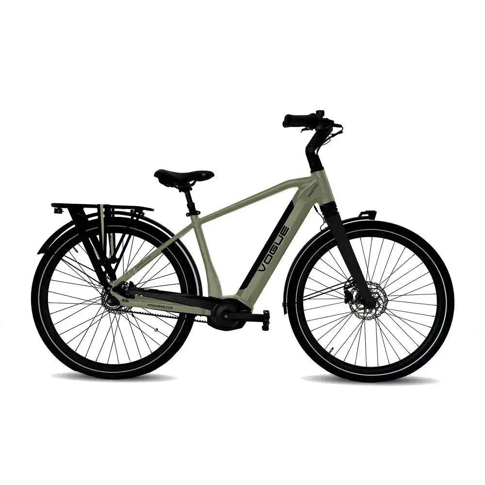 Vogue Prestige Belt-Drive - Hoge instap - Cement Grey - fatbikeskopen.nl