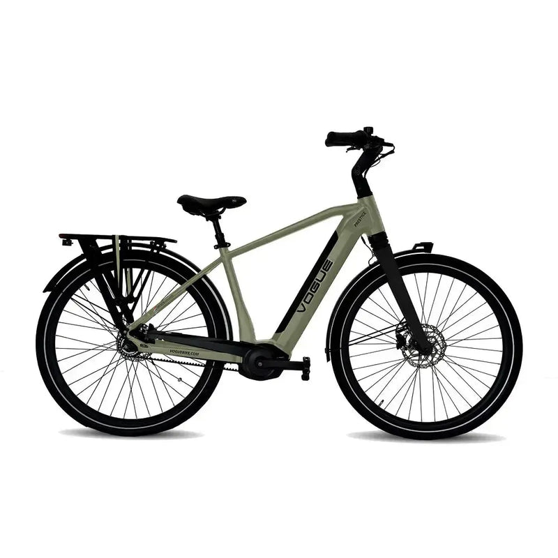 Vogue Prestige Belt-Drive - Hoge instap - Cement Grey - fatbikeskopen.nl