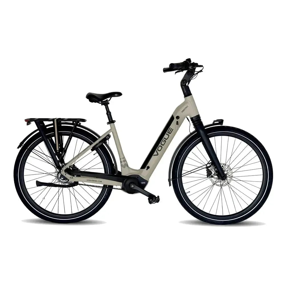 Vogue Prestige Belt-Drive - Lage instap - Fashion Grey - fatbikeskopen.nl