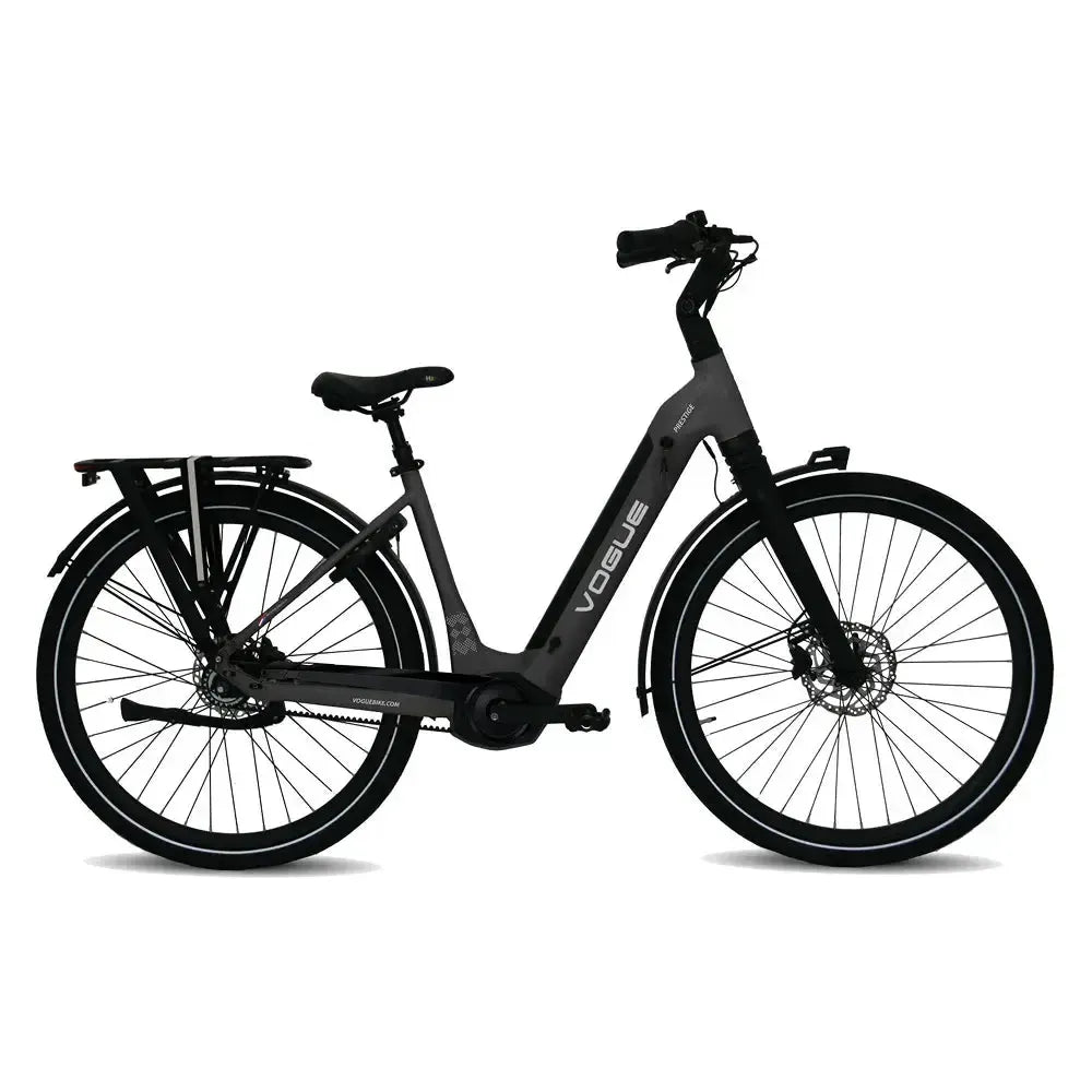 Vogue Prestige Belt-Drive - Lage instap - Matt Black - fatbikeskopen.nl