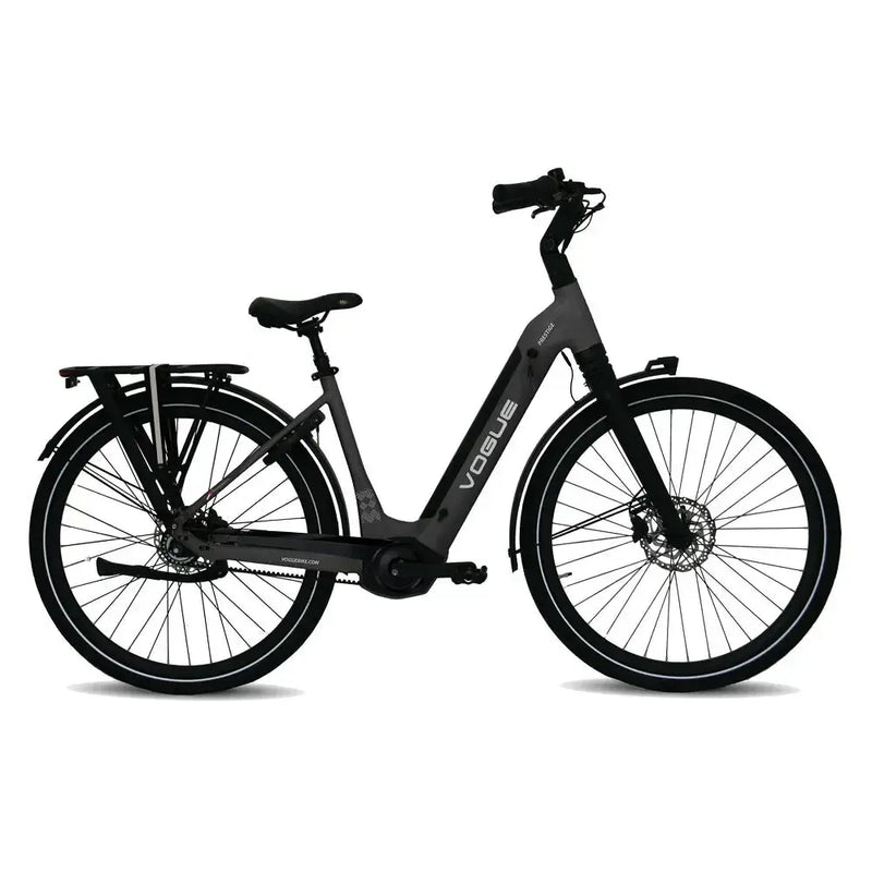 Vogue Prestige Belt-Drive - Lage instap - Matt Black - fatbikeskopen.nl
