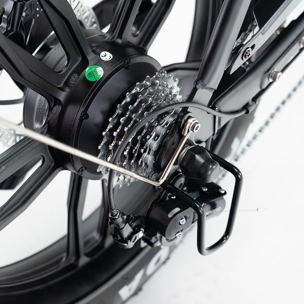 Ouxi H9 - Fatbike - Zwart